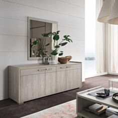 Комод Alf Group Demetra buffet 4/A rovere gessato PJDM0610 - фото