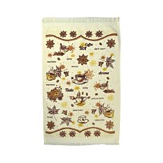 Рушник кухонний Home Line 142267 Кава зі спеціями велюр 40*60 - фото