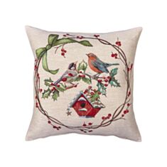 Наволочка новогодняя гобеленовая Limaso KISS1157 45*45 см - фото