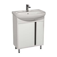 Тумба Aqua Rodos Терра с умывальником Новая 65 см - фото