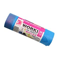 Пакети для сміття Bratek на зав'язках 35 л 15 шт - фото