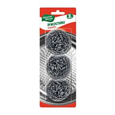 Шкребок нержавіючий Fino 0207CD 3 шт - фото