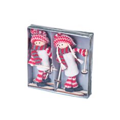 Набір іграшок "Дівчата-лижниці" Elisey 0242JA 2 шт - фото