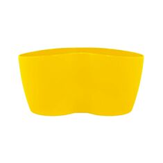 Горщик Алеана Кактусник 113052 на 2 рослини 18*9 см жовтий - фото