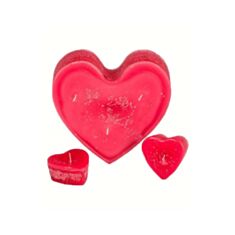 Свічка у формі серця червона Candy Light 03/1-3.3 - фото