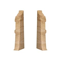 Комплект заглушок для плінтуса Arbiton 028 пекан - фото