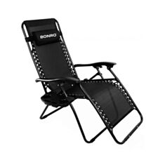  Шезлонг Bonro СПА-167A черный - фото