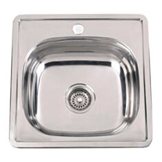 Кухонная мойка Platinum 4848 0,6мм 48*48*17 см - фото