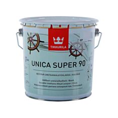 Лак для дерева Tikkurila Unica Super 90 глянцевий 2,7 л - фото