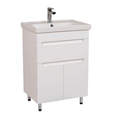 Тумба Aqua Rodos Омега 60см з умивальником Como - фото