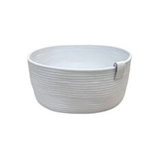 Корзина хлопковая Diy 24*19*10 см белая - фото
