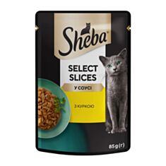 Корм для кошек Sheba Select Slices с курицей в соусе 85 г - фото