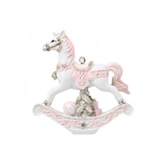 Іграшка на ялинку Elendekor Конячка 192-131 8,5*8 см - фото