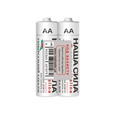 Батарейка Наша сила Універсальний алкалін LR6 AA 1,5V 2 шт - фото