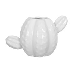 Ваза кактус Eterna WW 2703-12 19*12,5*12 см біла - фото