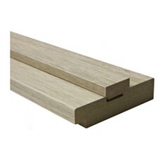 Дверна коробка Оміс комплект МДФ ПВХ 80*33*2050мм дуб білений - фото