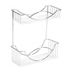 Полиця для ванни AWD 2080052 2 ярусна - фото