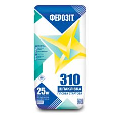 Шпаклевка стартовая Ферозит 310 гипсовая 14 кг - фото