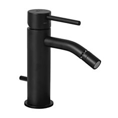 Змішувач для біде Paffoni Light LIG135NO Nero Opaco з клапаном чорний - фото