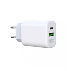 Зарядний пристрій мережевий XO L85A PD20W/QC3.0 18W Type-C - фото