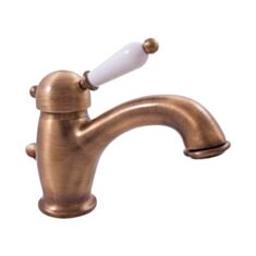 Смеситель для умывальника с донным клапаном Rav Slezak Labe L527.5SM бронзовый - фото