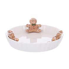 Тарелка керамическая BonaDi 834-384 Веселый Пряник 23,2*22,7 см - фото