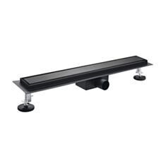 Трап под плитку Aquaform Cleanline Black 183-090-81 900 мм с боковым отводом 50 мм - фото
