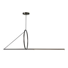 Люстра підвісна Berger 7016-PL-12 LED 12W 4000K Black  - фото