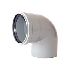 Коліно каналізаційне Інсталпласт внутрішнє 15° 110 мм - фото