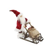 Новорічна іграшка Санта на санчатах BonaDi 825-112 - фото
