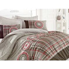 Комплект постільної білизни модель Cotton Box ModeLine Ranforce Diana Cahve 2,0 - фото