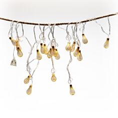 Гирлянда Сетка груша теплый белый 20 LED 5 м - фото