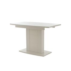 Стіл обідній дерев'яний Брістоль RAL9003 150*80 Diamond Glass вільха - фото