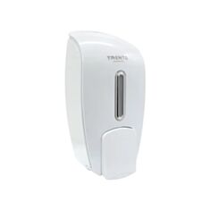 Дозатор для жидкого мыла Trento черный/прозрачное стекло 1 л - фото