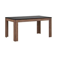 Стіл розкладний Forte Savona XETLT М243 дуб шляхетний/чорний глянець - фото