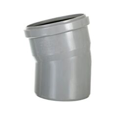 Коліно каналізаційне Magnaplast Htplus внутрішнє 15° 110 мм - фото