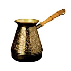 Турка мідна S&T Німфи 50081 500 мл чорний нікель - фото