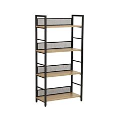 Стеллаж Signal RAW R4 дуб/черный - фото