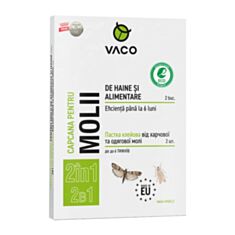 Ловушка клеевая Vaco Eco 2 в 1 от пищевой и одеждной моли 2 шт - фото