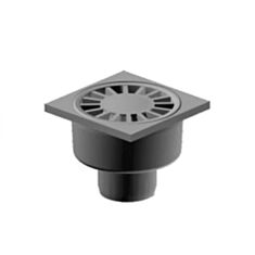 Трап ZMM Maxpol 1756 з прямим стоком сірий - фото