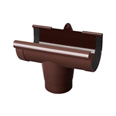 Воронка ринви Rainway 130 мм коричнева - фото