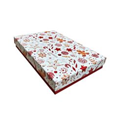 Коробка подарункова Дім Упаковки Різдвяні солодощі 180423692 34,5*23,5*4,5 см - фото