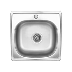 Кухонная мойка Platinum сатин 4848 0,6 мм 48*48*17 см - фото