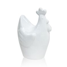 Статуетка півник білий Eterna 2005 10*7,5*15,5 см - фото