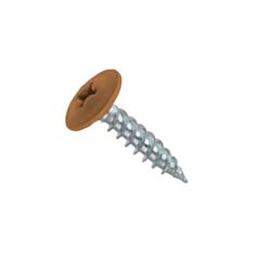 Саморіз з пресшайбою оцинкований Teem 4,2*25 мм RAL8003 500 шт - фото