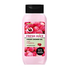 Крем-гель для душу Fresh Juice Litchi & Raspberry 400 мл - фото