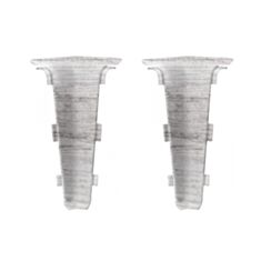 Кут внутрішній для плінтуса Arbiton Indo70 131 дуб філадельфія 2 шт - фото