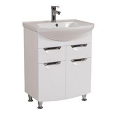 Тумба Aqua Rodos Gloria с умывальником Евита 65см - фото