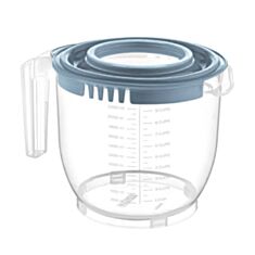 Ємність для міксера Dunya Plastik 10200 2,2 л блакитна - фото