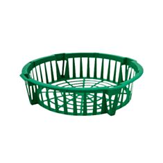 Корзина кругла для цибулинних рослин 119093 28,5*6,4 см зелена - фото